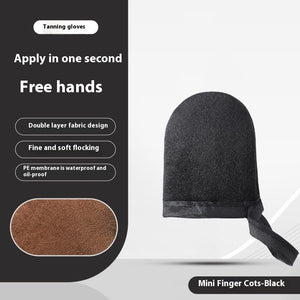 Tanning applicator set