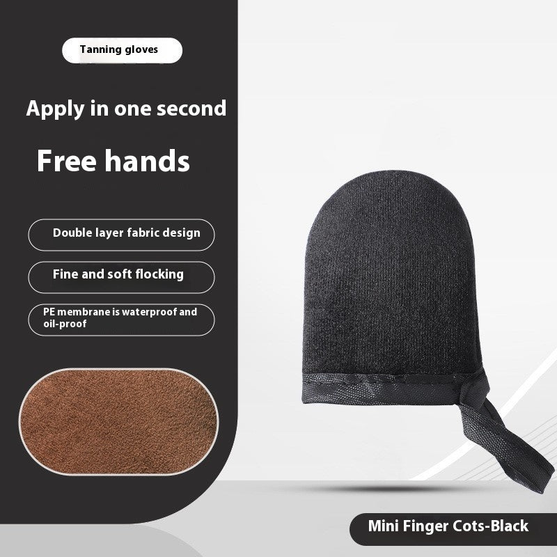 Tanning applicator set