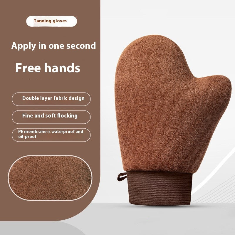 Tanning applicator set