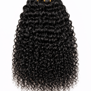 3B 3C Kinky Curly Clip In Hair Extensions