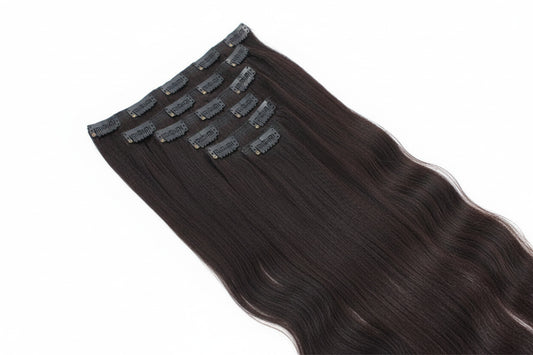 Light Yaki Clip In Hair Extensions