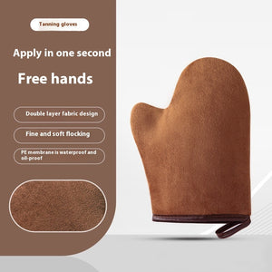 Tanning applicator set