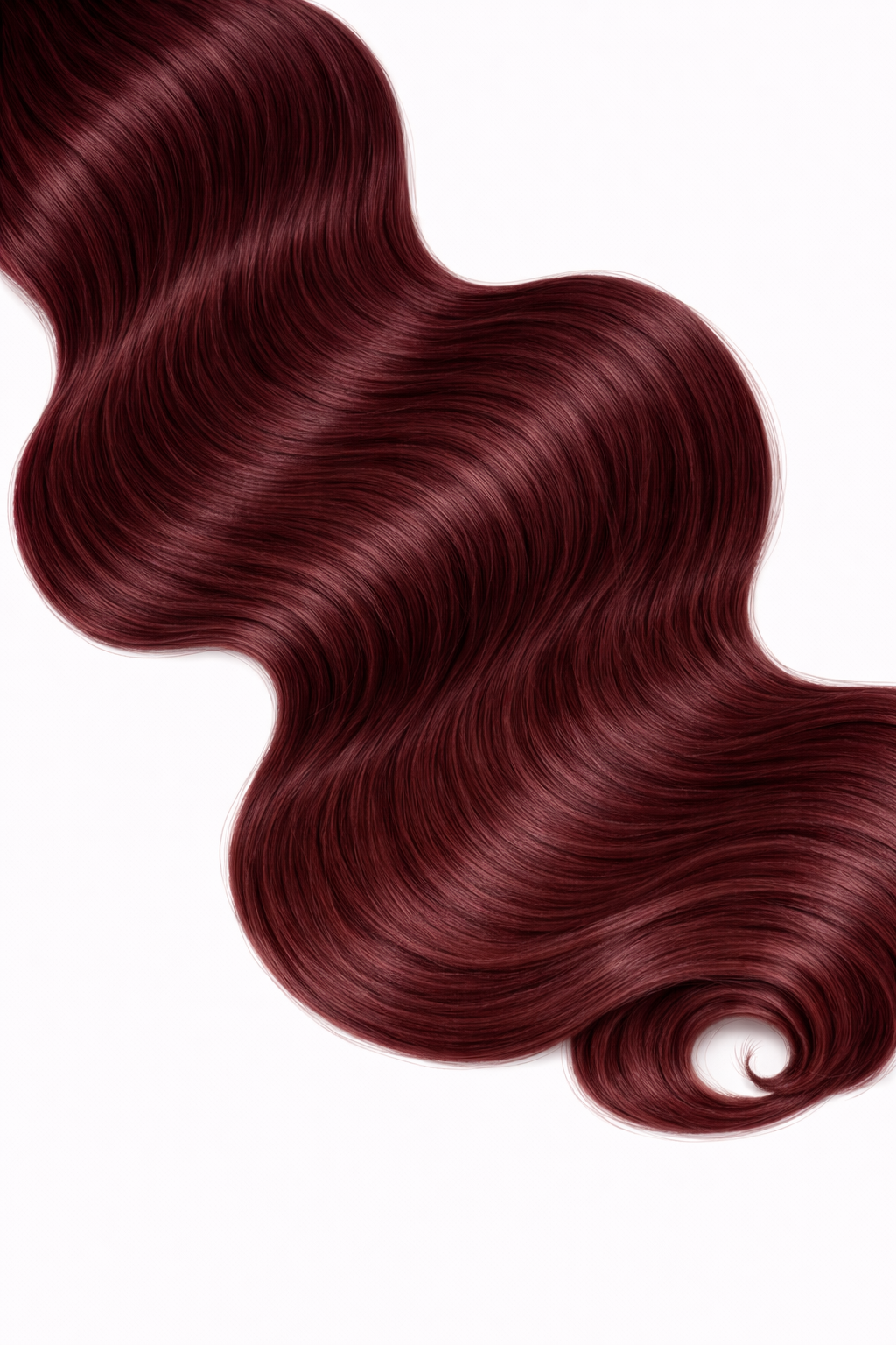 Body Wave Clip In Hair Extensions — #99J Burgundy