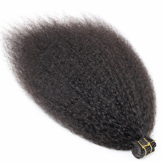 Coarse Kinky Straight Tape In Extensions