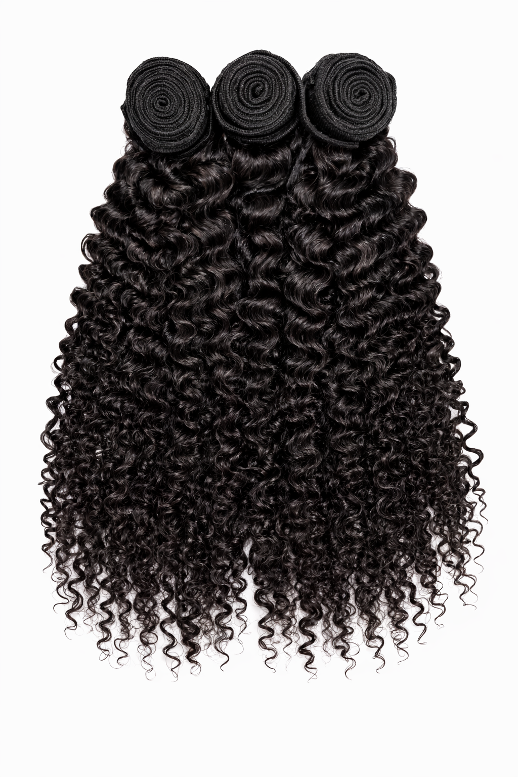 3B 3C Kinky Curly Weft Bundles