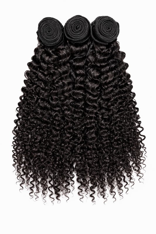 3B 3C Kinky Curly Weft Bundles