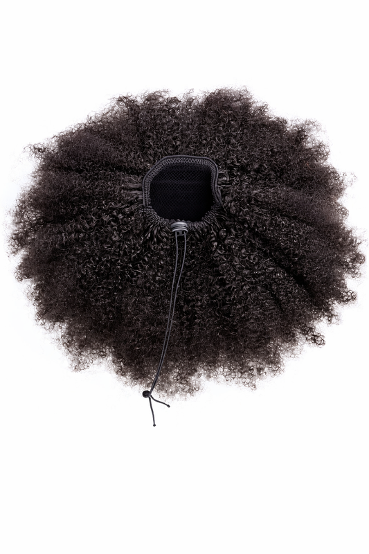Afro Krullerige Poniestert Haarverlenging