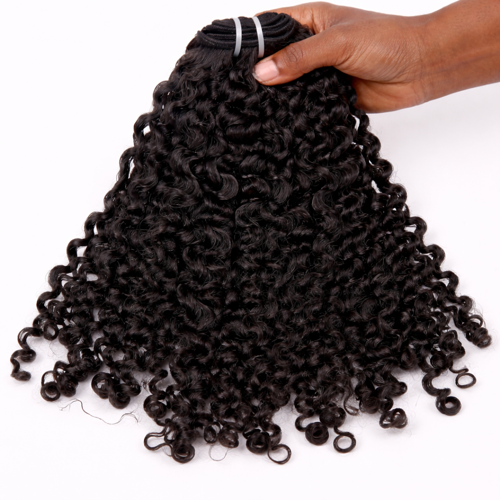 3C 4A Burmese Curly Clip In Hair Extensions