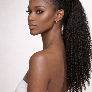 Kinky Curly Wraparound Ponytail