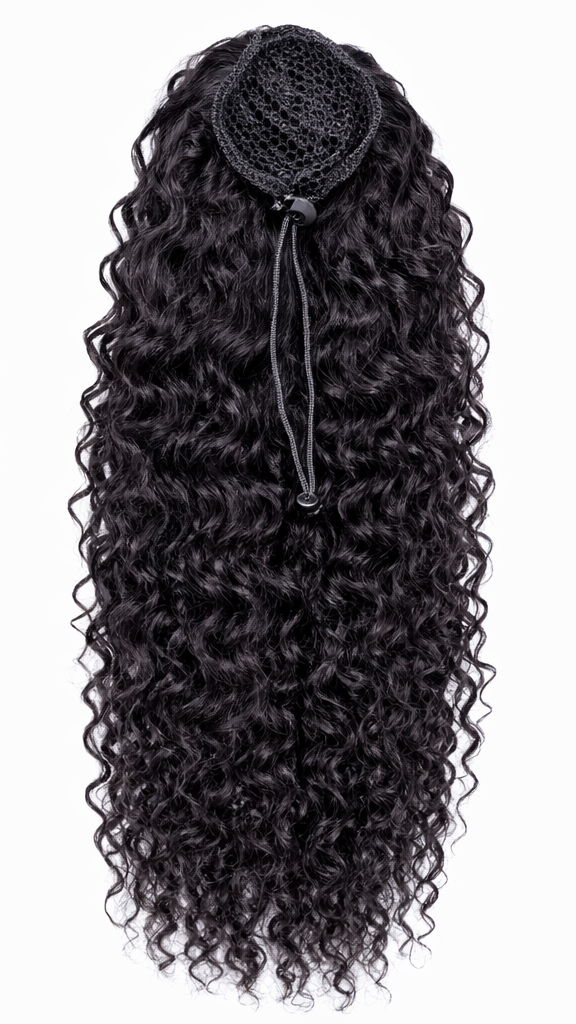 Loose Curly Drawstring & Wrap Ponytail