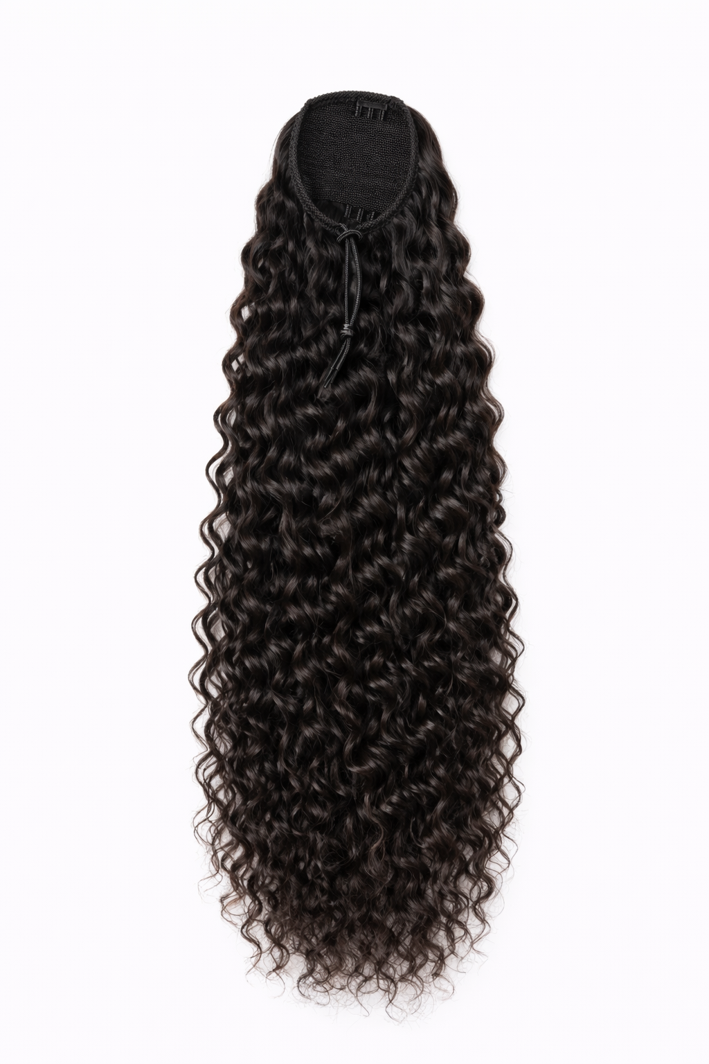 Deep Wave Drawstring & Wrap Ponytail