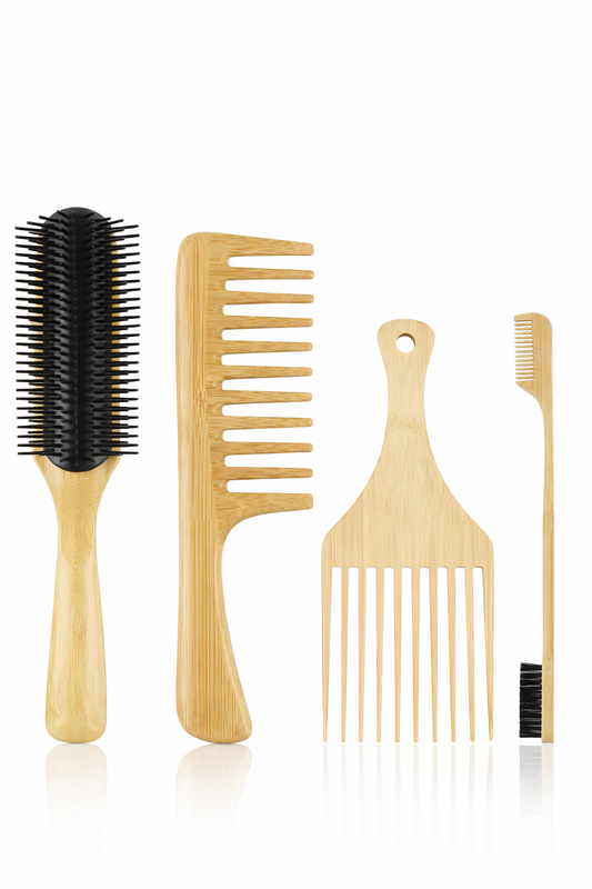 Bamboo Hair Tool Set