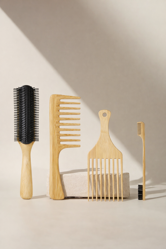 Bamboo Hair Tool Set