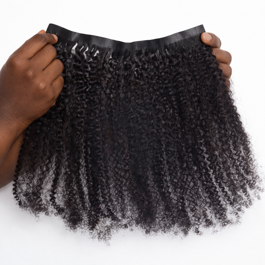 4B Afro Kinky Curly Clip In Hair Extensions