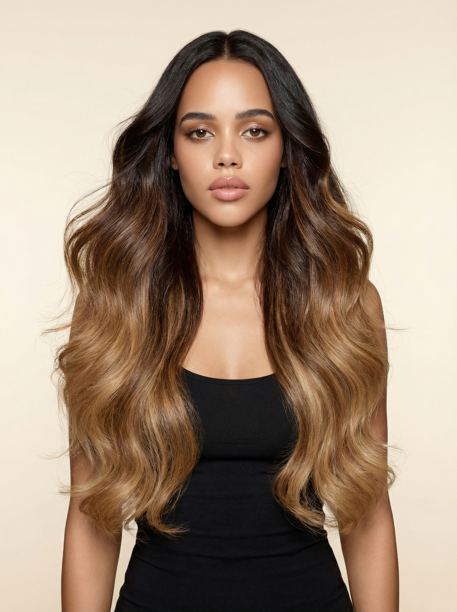 Body Wave Clip In Hair Extensions — Ombre Blonde T1B/27