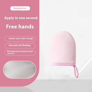 Tanning applicator set