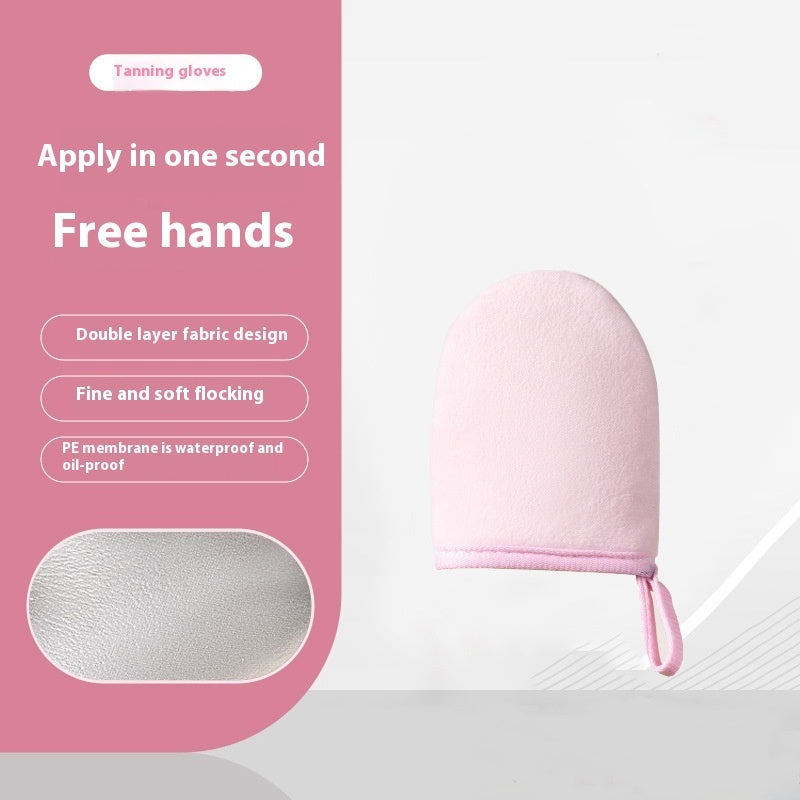 Tanning applicator set