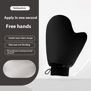 Tanning applicator set