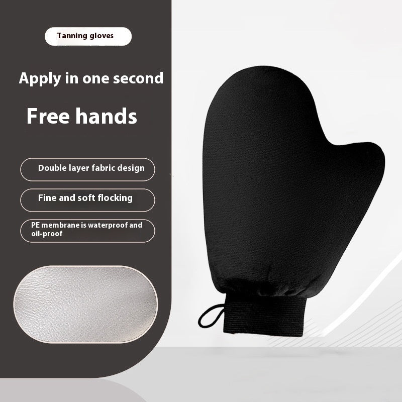 Tanning applicator set