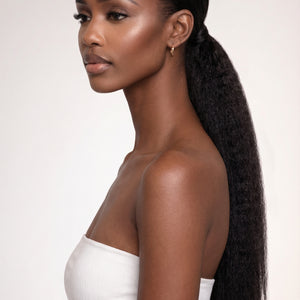 Kinky Straight Drawstring Ponytail