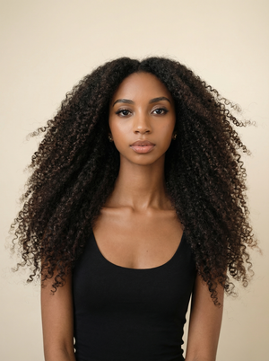 Kinky Curly K-Tip Hair Extensions  4A/3C