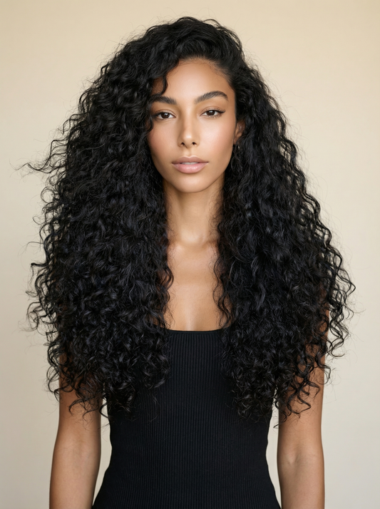 Loose Curly K-Tip Hair Extensions  3A/2C