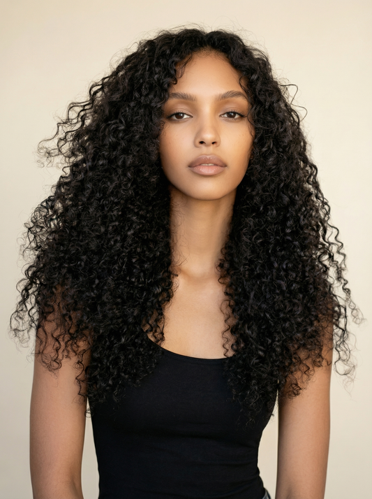 3B 3C Kinky Curly Tape In Extensions