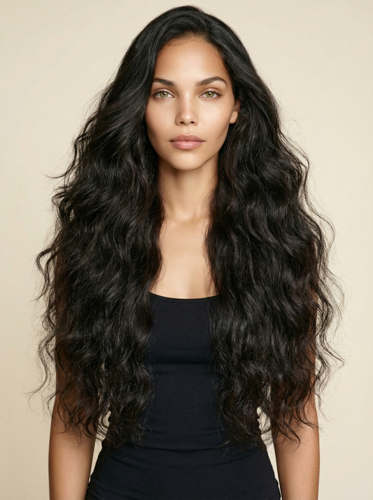 Peruvian Virgin Deep Wave Hair Bundles 2C/2B