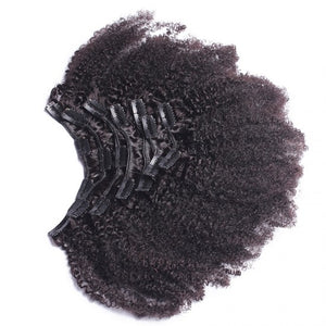 4B 4C Kinky Curly Clip-In Extensions